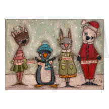 Christmas Critters - Christmas CArd