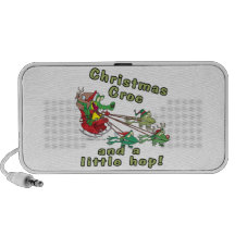 christmas croc a little hop frogs and crocodile mini speakers