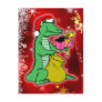 Christmas Crocodile Postcards