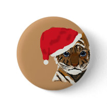 Christmas Cub Pinback Buttons