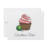 Christmas Cupcake invitations