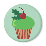 Christmas Cupcake magnets