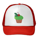 Christmas Cupcake Mesh Hats