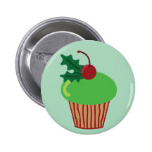 Christmas Cupcake Pin