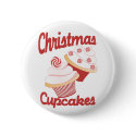 Christmas Cupcakes buttons