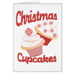 Christmas Cupcakes Greeting Card