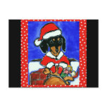 Christmas Dachshund postcards