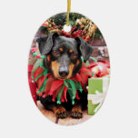Christmas - Dachshund - Tanner Christmas Ornament