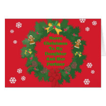Christmas Daughter & Partner Card