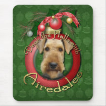 Christmas - Deck the Halls - Airedales