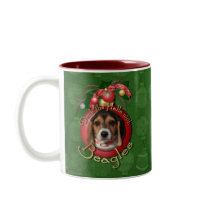 Christmas - Deck the Halls - Beagles Mug