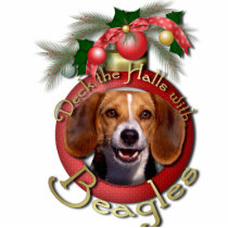Christmas - Deck the Halls - Beagles