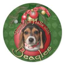 Christmas - Deck the Halls - Beagles