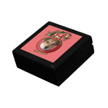Christmas - Deck the Halls - Jack Russell Trinket Box