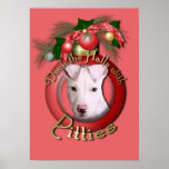 Christmas - Deck the Halls - Pitties - Petey Poster