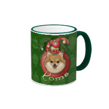 Christmas - Deck the Halls - Poms Coffee Mugs