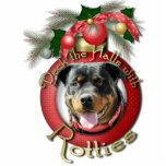 Christmas - Deck the Halls - Rotties - SambaParTi photo sculptures