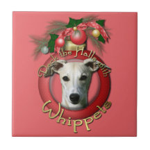 Christmas - Deck the Halls - Whippets Tiles