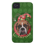 Christmas - Deck the Halls with Marnie Case-Mate iPhone 4 Case