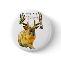 Christmas Decorated Jackalope