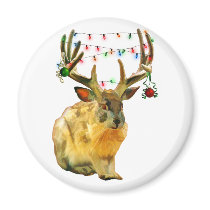 Christmas Decorated Jackalope