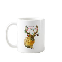 Christmas Decorated Jackalope Mug