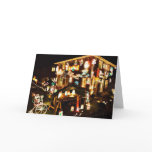 Christmas Decoration On One House cards