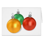 Christmas Decorations Card