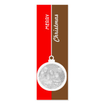 Christmas Decorative Ball Business Card