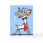 Christmas deer cards