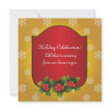 Christmas Dinner Cocktail Party Invitation