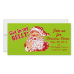 Christmas Dinner Invitations photo cards