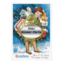 Christmas Dinner Party Invitation