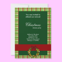 Christmas Dinner Squares invitations