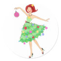 Christmas Diva Sticker