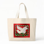 Christmas Dove & Holly bags