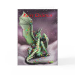 Christmas Dragon Fairy Lights cards