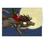 Christmas Dragon Greeting Card