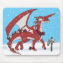 Christmas Dragon Mouse Pad