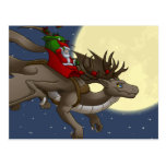 Christmas Dragon Postcard