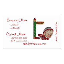 Christmas Elf Business Cards