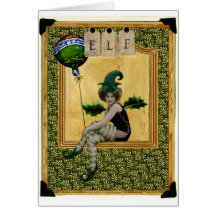 Christmas Elf Greeting Card