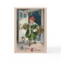 "Christmas Errands" Greeting Card