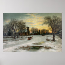 Christmas Eve Night Archival quality print