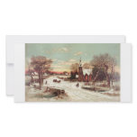 Christmas Eve Winter Scene collector photo cards photo cards
