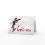 Christmas Faerie Believe 3 - Holiday Greeting Card