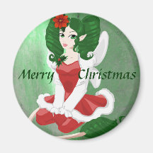 Christmas Faerie Magnet