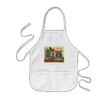 Christmas Fairies Trimming the Tree Apron