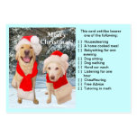 Christmas Favour Card business cards