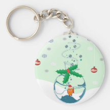Christmas Fish Key Chains